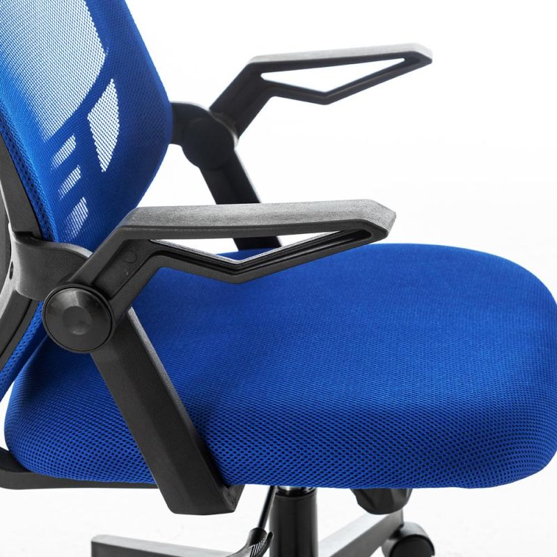 2022 Leisure Amazon Hot Sales MID Back Manager Swivel Office Fabric Chair with Adjustable Armrest