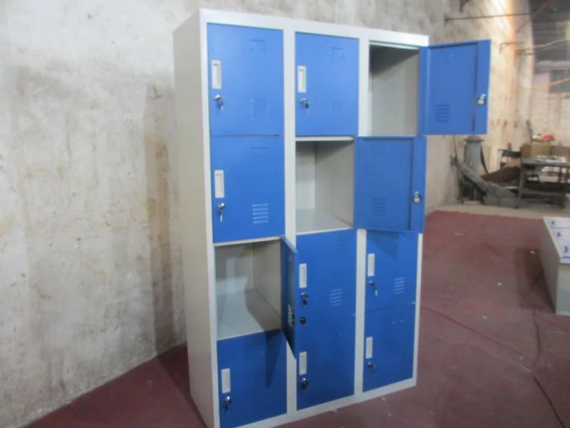 12 Door School Gym Office Metal Locker Cabinet