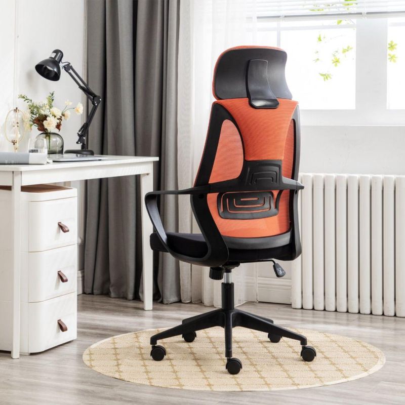 Office Executive Furniture MID-Back Back Swivel Fabric Mesh Office Chair Swivel with Wheels