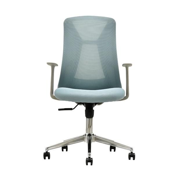 New Morandi-Color PP Back Mesh Chairs Staff Office Desk Computer Chair Online
