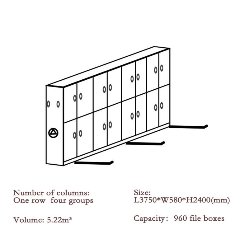 Moving Achieve Storage Cabinet Metal Mass Shelf for Sale
