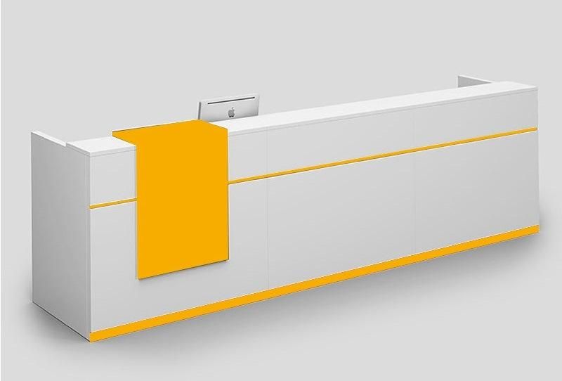Hl-032 2021 Top Quality Mix Color Salon Reception Table Consult Table for Sale Cashier Desk Check-out Counter Checkstand