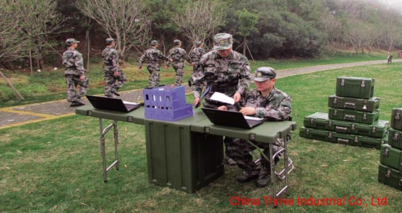 Multifunctional Outdoor Military Field Desk Table Mobile Office