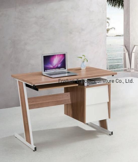 Home Office Furniture Laptop Steel Support Wooden Computer Standing Desk Workstation Wholesale