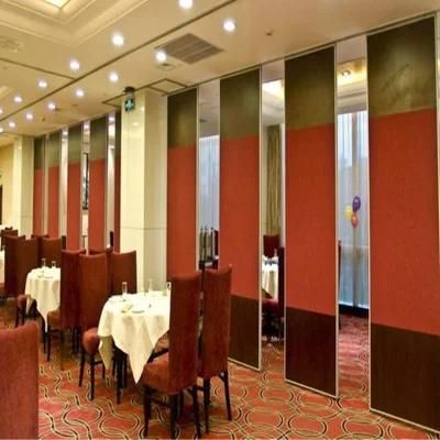 Office Folding Partition Walls, Melamine Surface Operable Sliding Interior Room Dividers