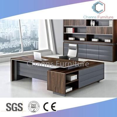 New Melamine Office Furniture L Shape Executive Table Office Desk (CAS-ED31401)