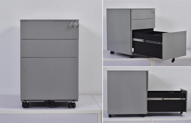 Best Selling Office Steel 3 Drawer Cabinet for Sale