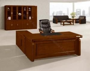 L Shape High Grade Modern Simple Office Wooden Furniture Excutive Office Desk (BL-B1855)