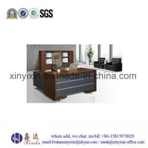 Walnut Color Melamine Laminated Office Furniture Director Table (1814#)
