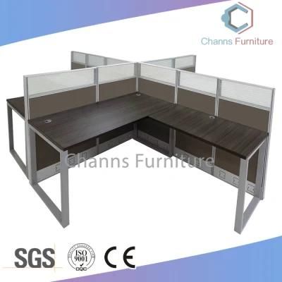 Popular Design Cross Office Partitions with L Shape Computer Table (CAS-W621)