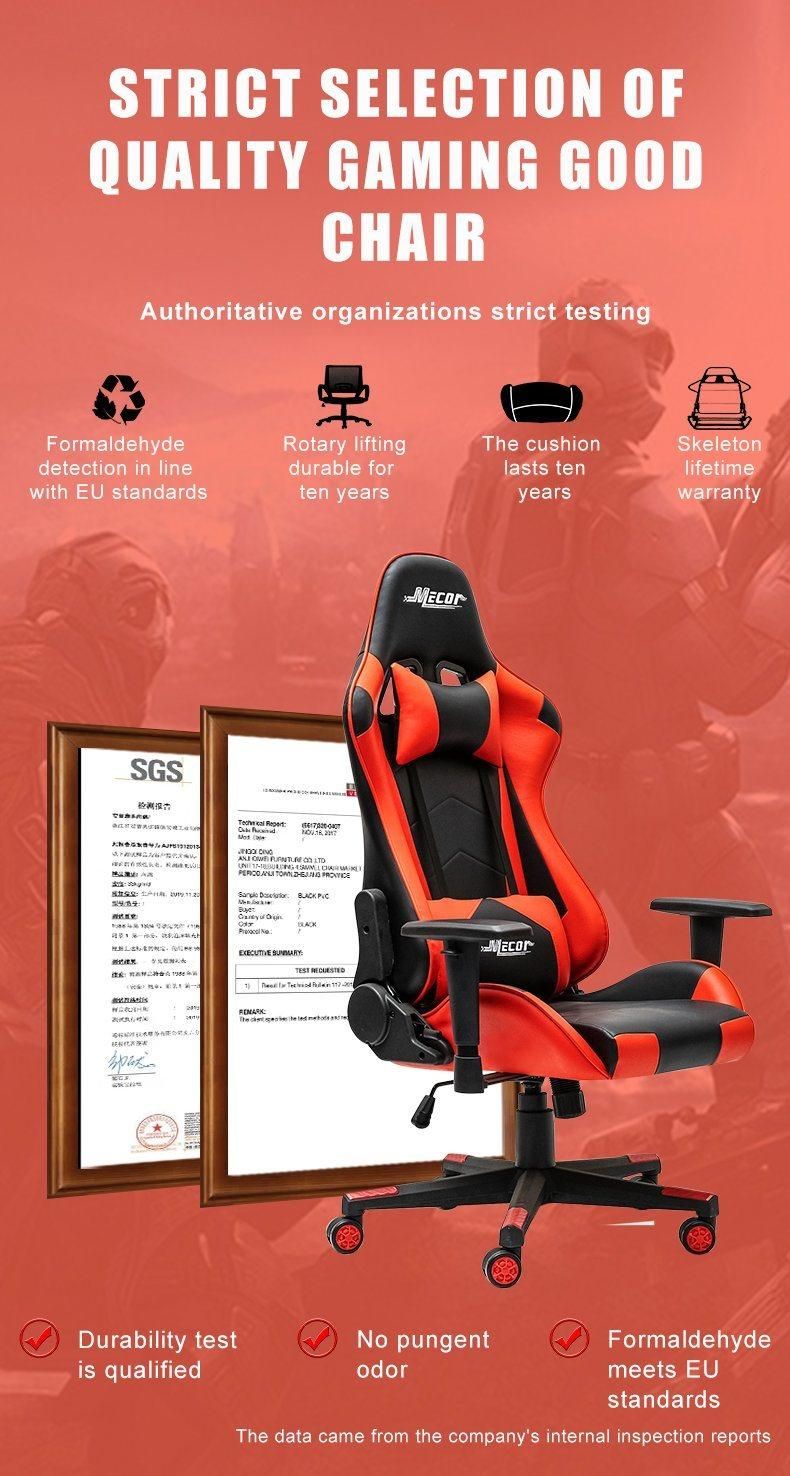 New Leisure Simple PU Leather Multi-Functional Luxury Ergonomic Gaming Chair