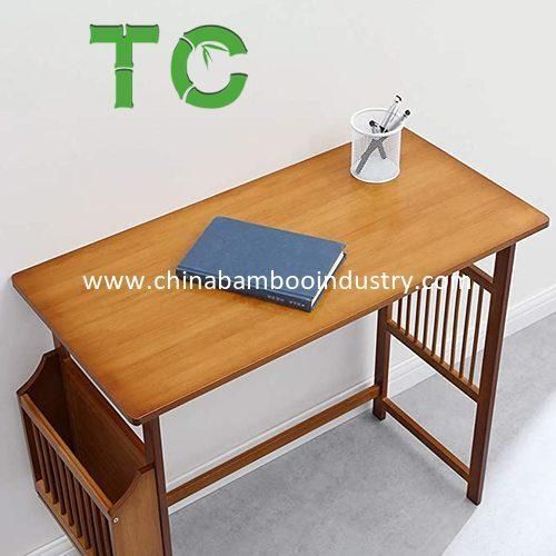 Natural Computer Desk with Storage Home Office Desk Laptop Study Writing Table