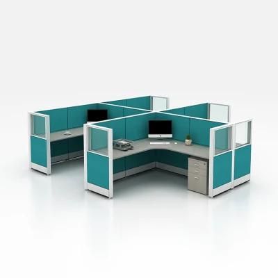 Multifunctional 4 Seat Office Workstation Office Furniture Modern Office Workstation Prices