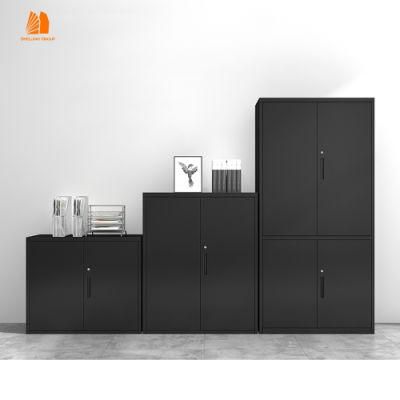 Office Furniture Metal Storage Cupboard Steel Filling Cabinet Black