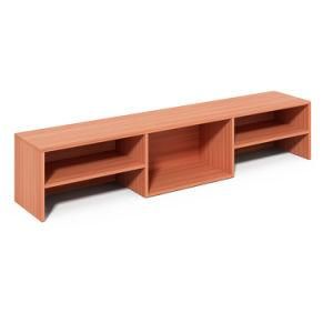 Simple Design Wooden Office Desk Storage Shelf on Table Top