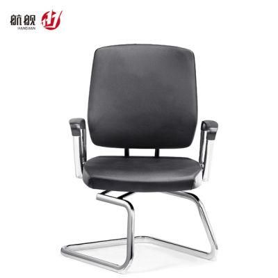 American Style Bow Shape Meeting Chair Mesh Leather Office Chair