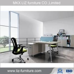 Modern Workplace Office Partition 2 Seater Cubicle Workstation (GF-1497)