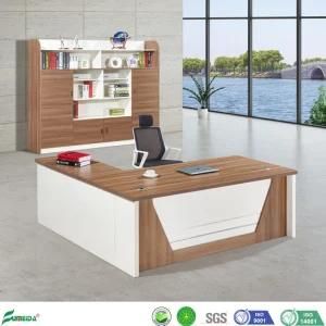 New Design MFC Wooden L Shaped Executive Table Office Manager Desk (AB16301-1800)