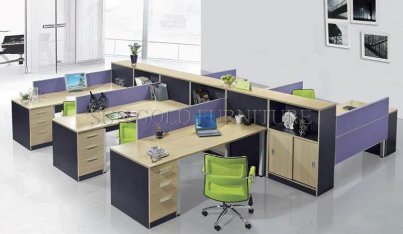 New Design Modern Office Workstation with Filing Cabinet (SZ-WS307)