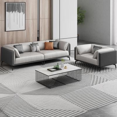 Commercial Cheap Price Corner Sectional Living Room Furniture Leisure Sofa Fashion Style Office Room Sofa Sets