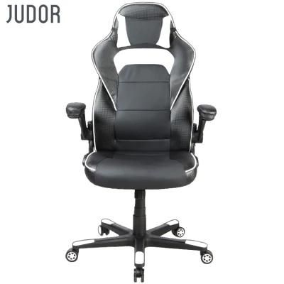 Judor Comfortable Leather Gaming Office Chair Luxury Swing Chair Racing Chair