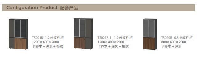 High Quality Melamine Laminated Particle Desks Executive Office Furniture with Storage Cabinet CEO Director Manager Desk