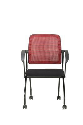 New Arrival Mesh Folding Training Chair with Wheels (FOH-L1)