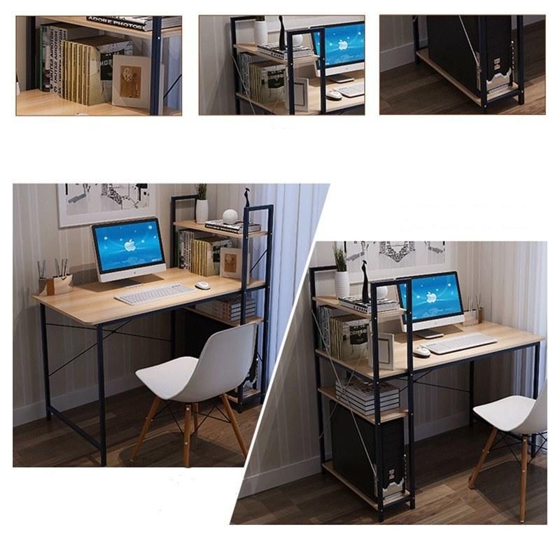 Computer Desk Desktop Office Small Desk Sub-book Shelf Combination