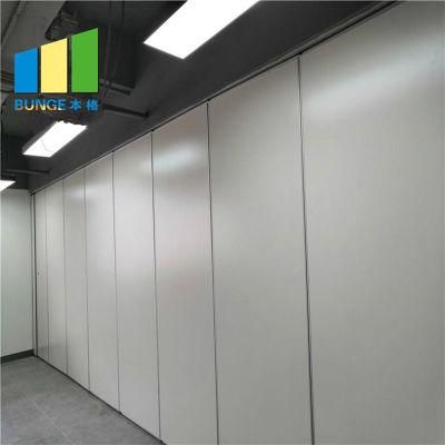 Banquet Hall Soundproof MDF Sliding Wooden Door Movable Partition