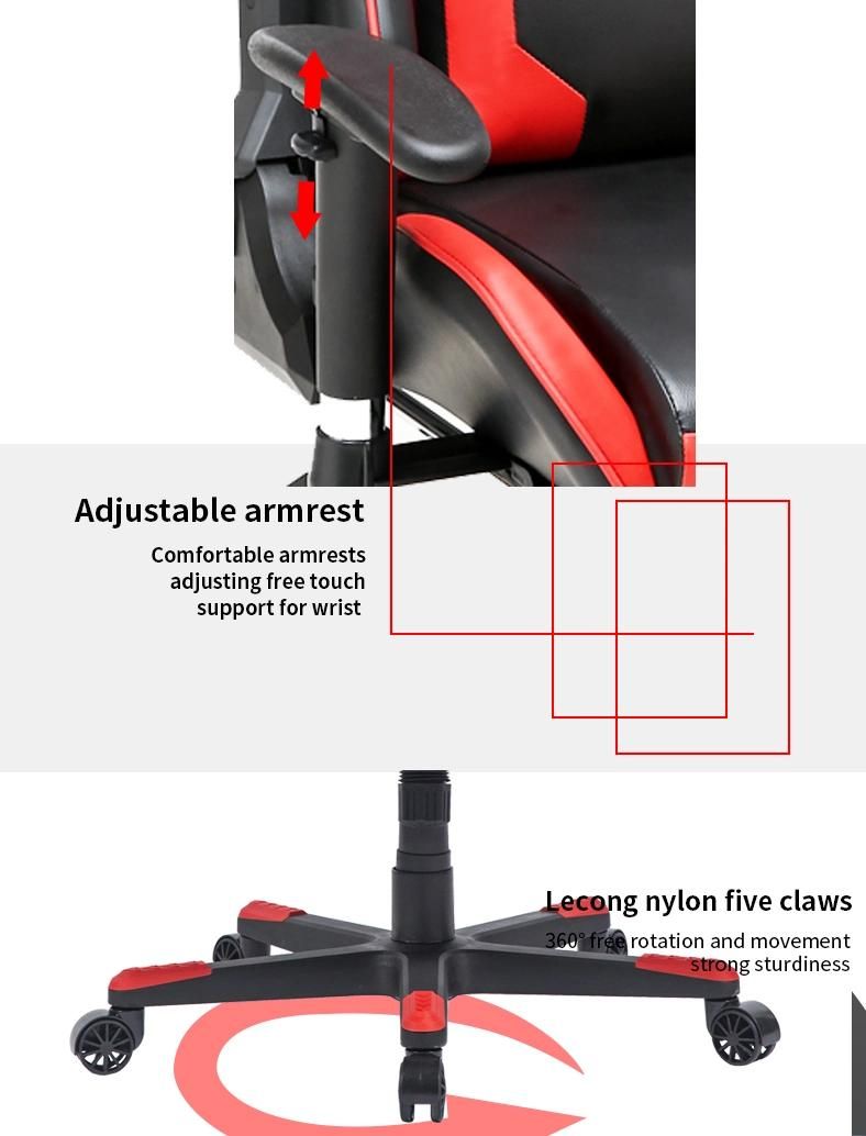 Modern Comfortable Popular Recliner Racing Gamer Computer Race PC Gaming Chair