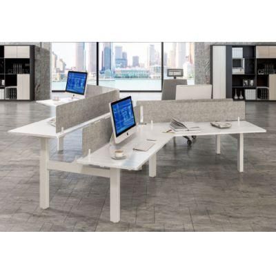 Powder Coated CE Certified Office Furniture 4 Legs Standing Table