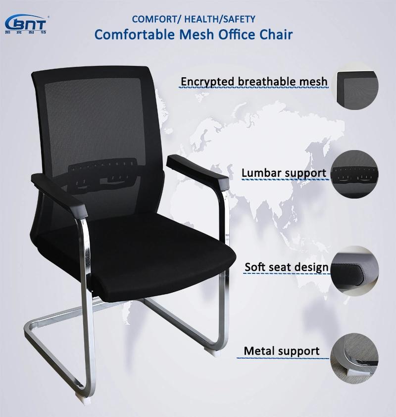Full Mesh MID Back Fabric Visitor Conference Executive Office Chair