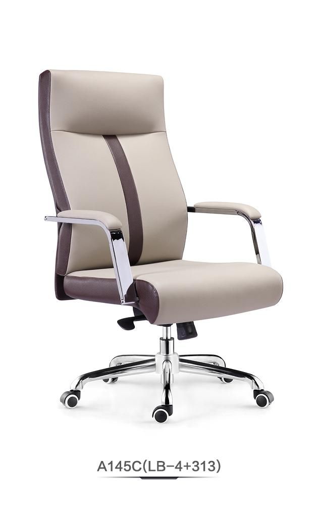 Leather High Back Chair Executive Chair Computer Chair Comfortable Office Chair