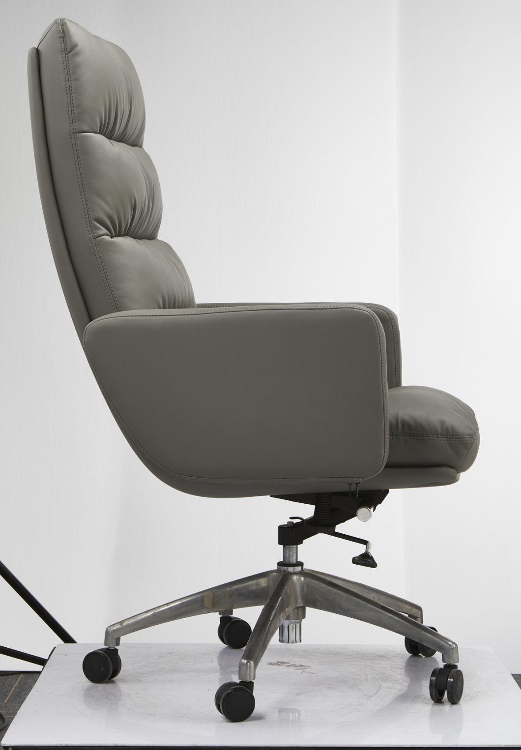 Swivel Rotary Quality Genuine Leather Computer Chairs Office Chairs--Office Furniture