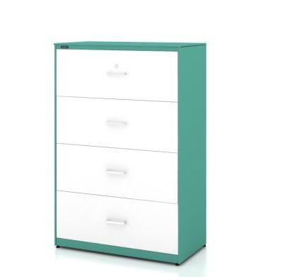China Steel Modern Furniture Filing Cabinets Storage Cabinet for School Office Hospital with 4-Drawer