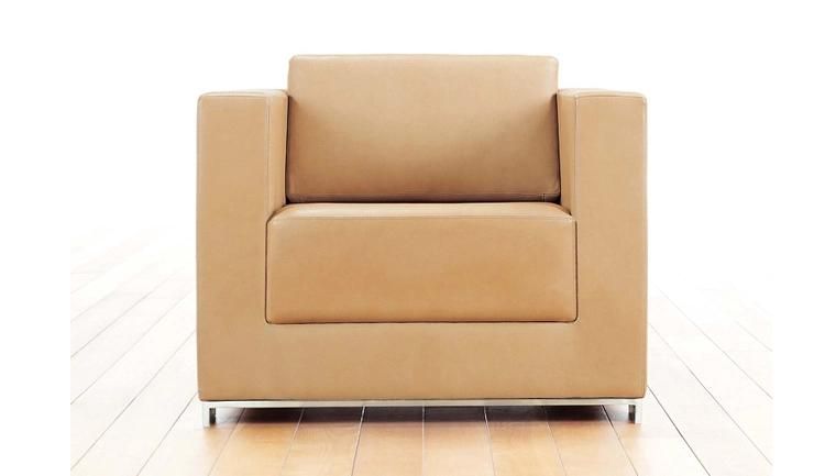 Commercial Office Modern Style with Wooden L-Shape Sofa Use in Home and Office Fabric Sofa