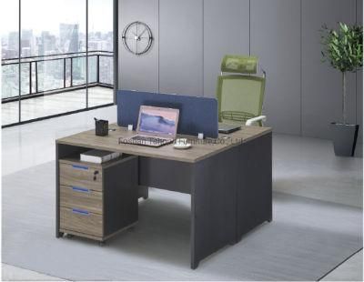 Popular Office Staff Desk Computer Workstation 2 Person Partition Table