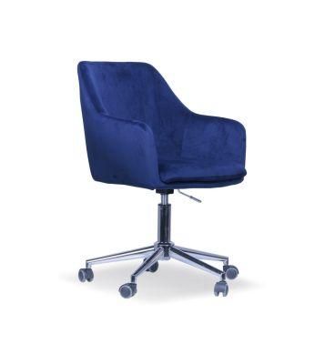 Modern Blue Office Sofa Armchair Swivel Lounge Chair Office Chair Meeting Chair