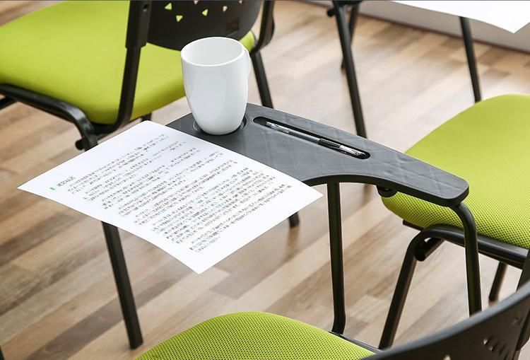 Training Chair with Writing Board Folding Student Simple Reporter Office Chair