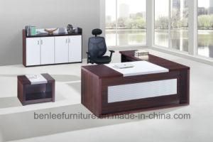 L Shape Modern Office Wood Furniture Executive Table (BL-5577)