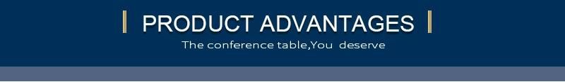 Foshan Luxury Office Furniture 8 Person Meeting Melamime Conference Table