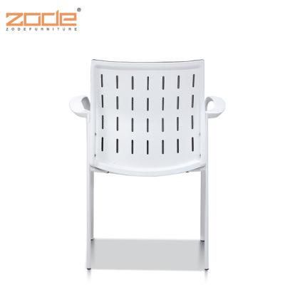 Zode Stacking Metal Frame Fabric Multi-Purpose Armless Stackable Conference Training Visitor Chair