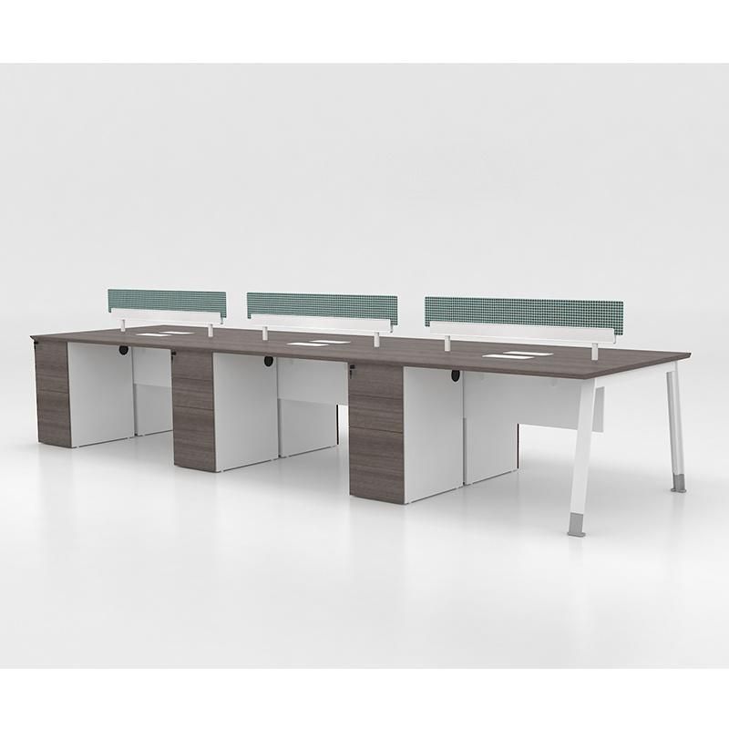 High Quality New Design Office Desk Furniture Modern Four Seat Office Workstation