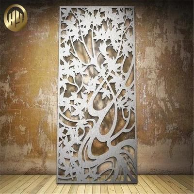 Powder Coated Decorative Laser Cut Metal Screens for Garden Fence