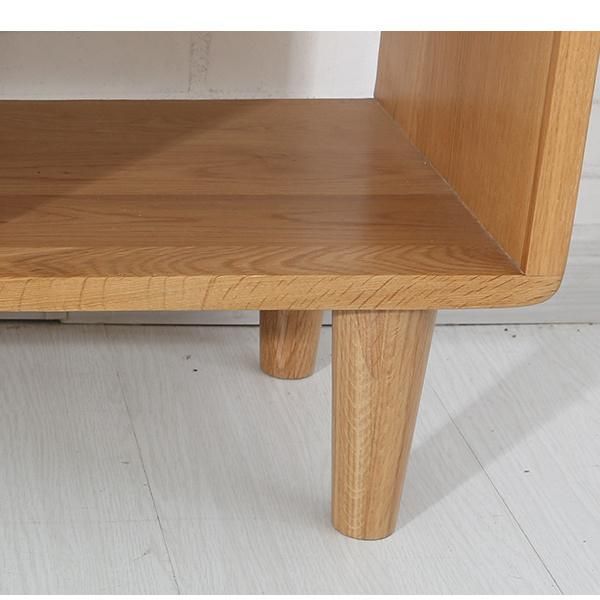 European Style Simple Eight Grid Solid Wood Bookshelf