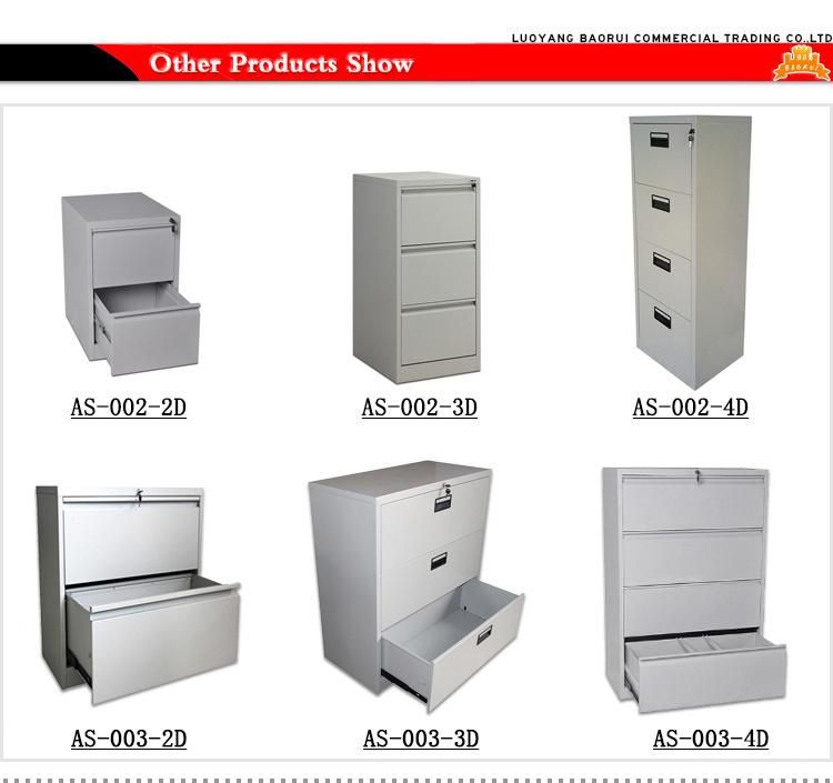 Vertical Design 4 Drawer Steel Office File Cabinet