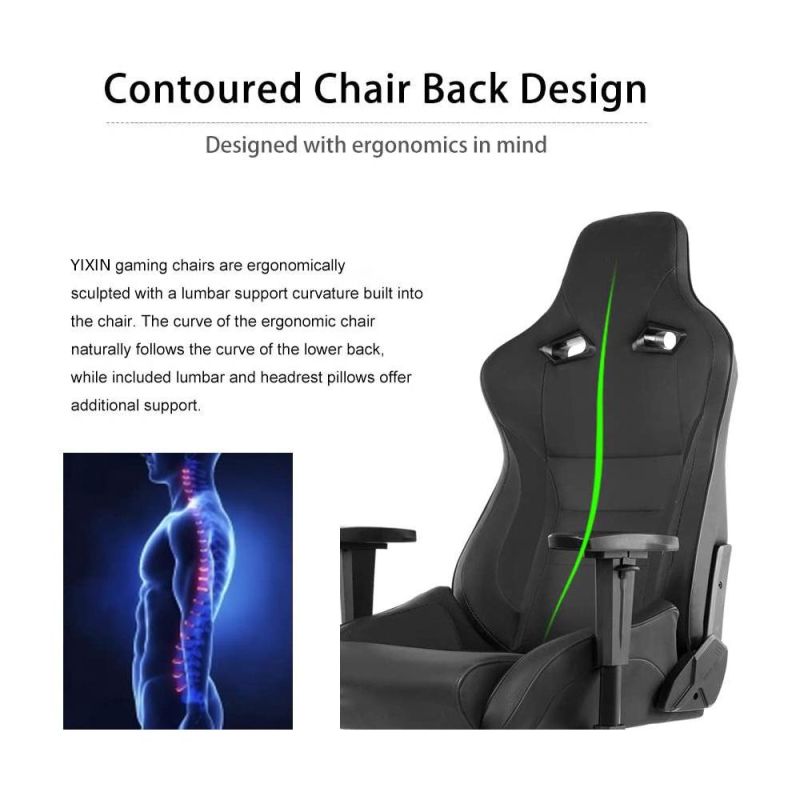 Anji Wholesale Luxury Racing Adjustable Armrest Boss Gamer Chair PC XL Gaming Chair