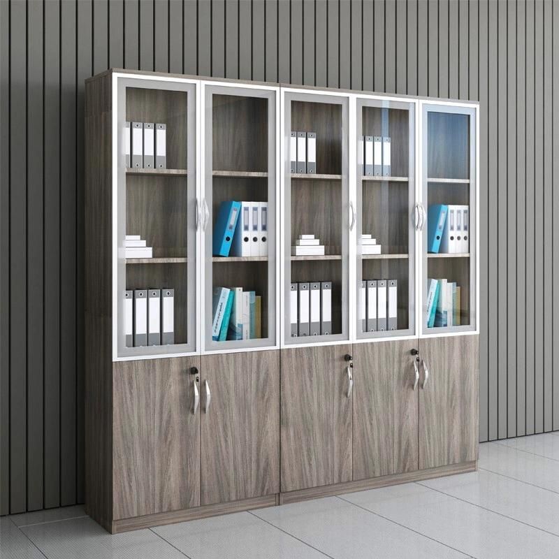 School Modren Office Wall Corner Storage Book Shelves New Design of File Cabinet