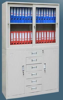 4-Door 6-Drawer Metal Office Storage Wardrobe Lockers