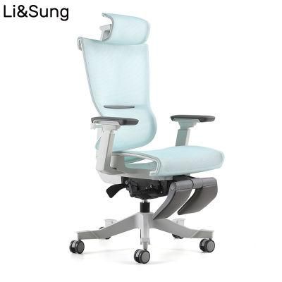 Li&Sung Ergonomic High Back Adjustable Armrest Mesh Office Chair